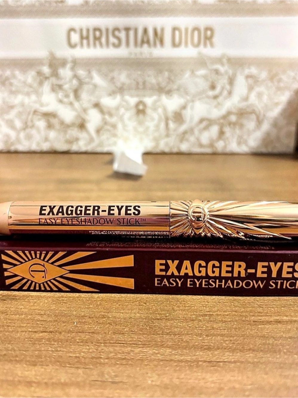Charlotte Tilbury Exagger-Eyes Waterproof Eyeshadow Stick Satin Diamonds NIB